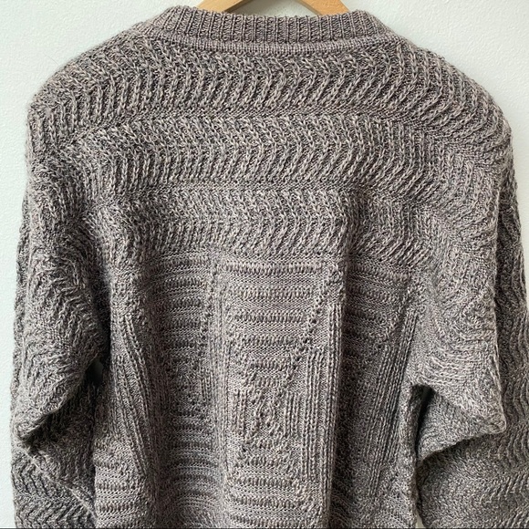 Vintage Pure New Wool Chunky Knit Sweater - Picture 13 of 14